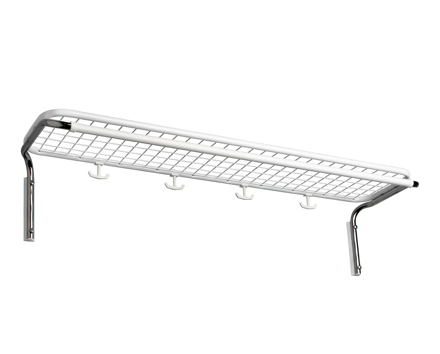 Essem-Classic-Hatthylla-Enkel-Vit-Krom-100CM