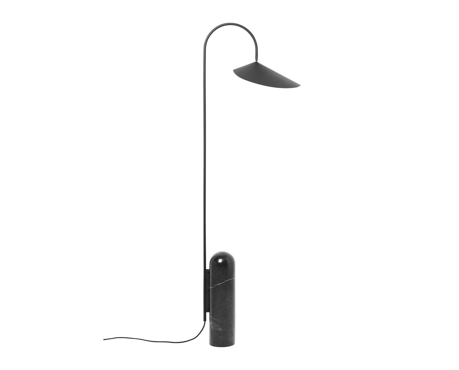 Ferm-Living-Arum-Golvlampa-Black
