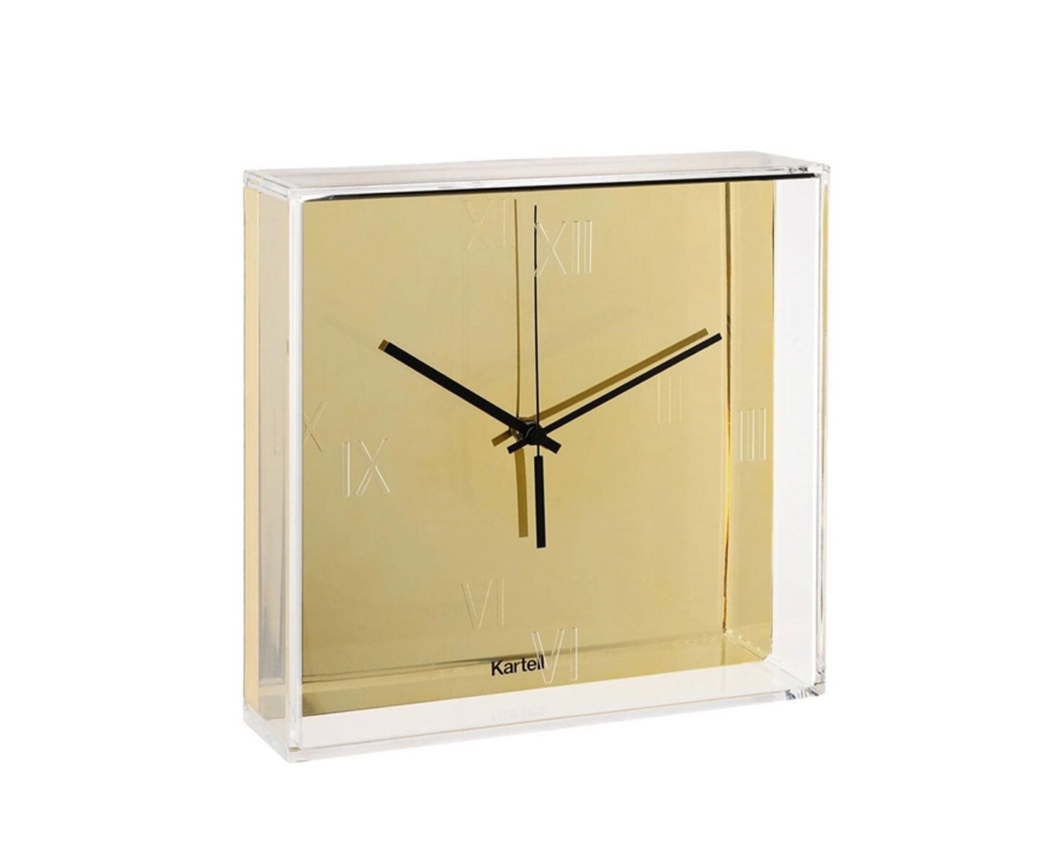Kartell-Tic-Tac-Clock-Gold-1