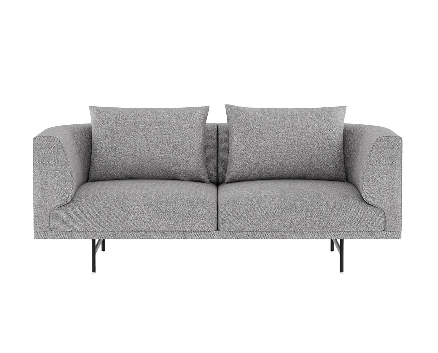 Vipp-Chimney-Sofa-2S-Brook-Grey-Melange-Black-Legs