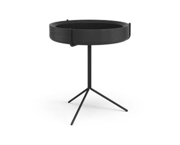 Drum-Bord-Svartlaserad-Ask-Svart-Stål-46-CM