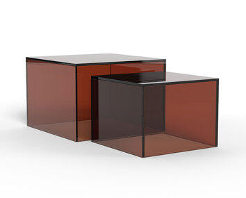 Actona-Dice-Coffee-Table-Set-Brown-Tempered-Glass