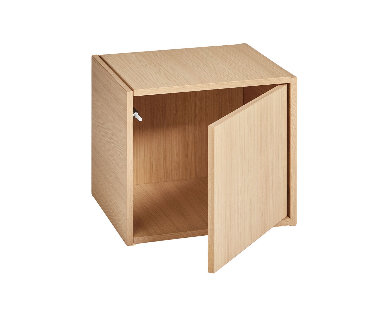 Modul Cube Bricks Modul Cube Dor Hojre | Hvidpigmenteret Eg | WOUD | Tibergs Møbler