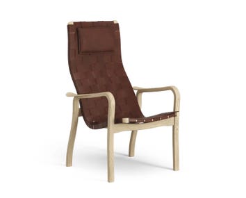 Swedese-Primo-High-Varnished-Oak-Strap-Leather-Brown-Red