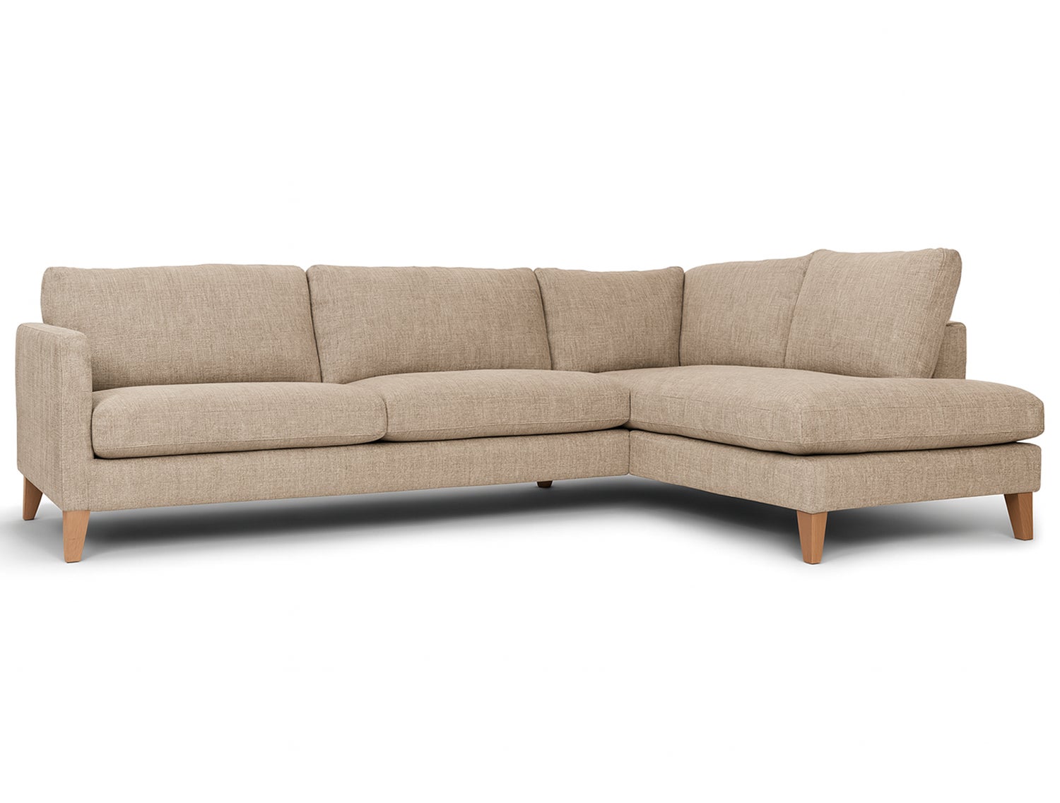 SITS Impulse sofa Set 4 med åben afslutning i beige stof