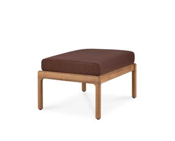 Ethnicraft-Jack-Outdoor-Footstool-Teak-Burgundy