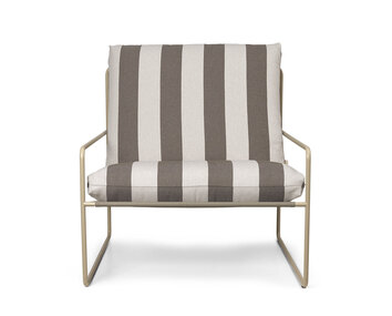 Ferm-Living-Desert-1-Seater-Cashmere-Stripe-Chocolate