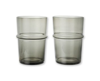 Ferm-Living-Boya-Tall-Glasses-Set-of-2-Smoked-Grey-2031-1