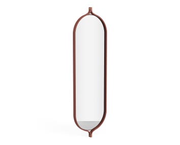 Comma-Spegel-Oval-English-Red