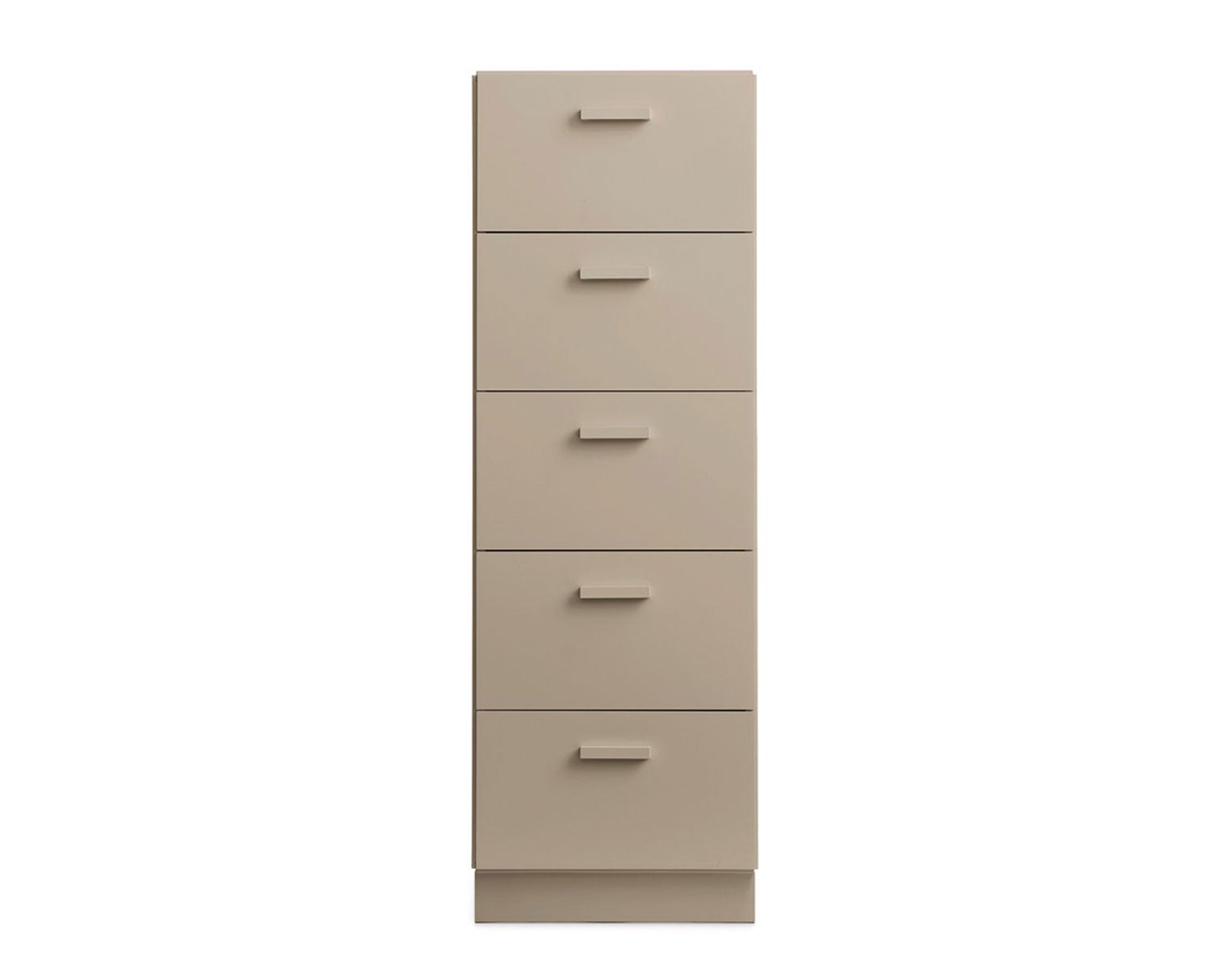 Relief Kommode Høj Beige | Sokkel
