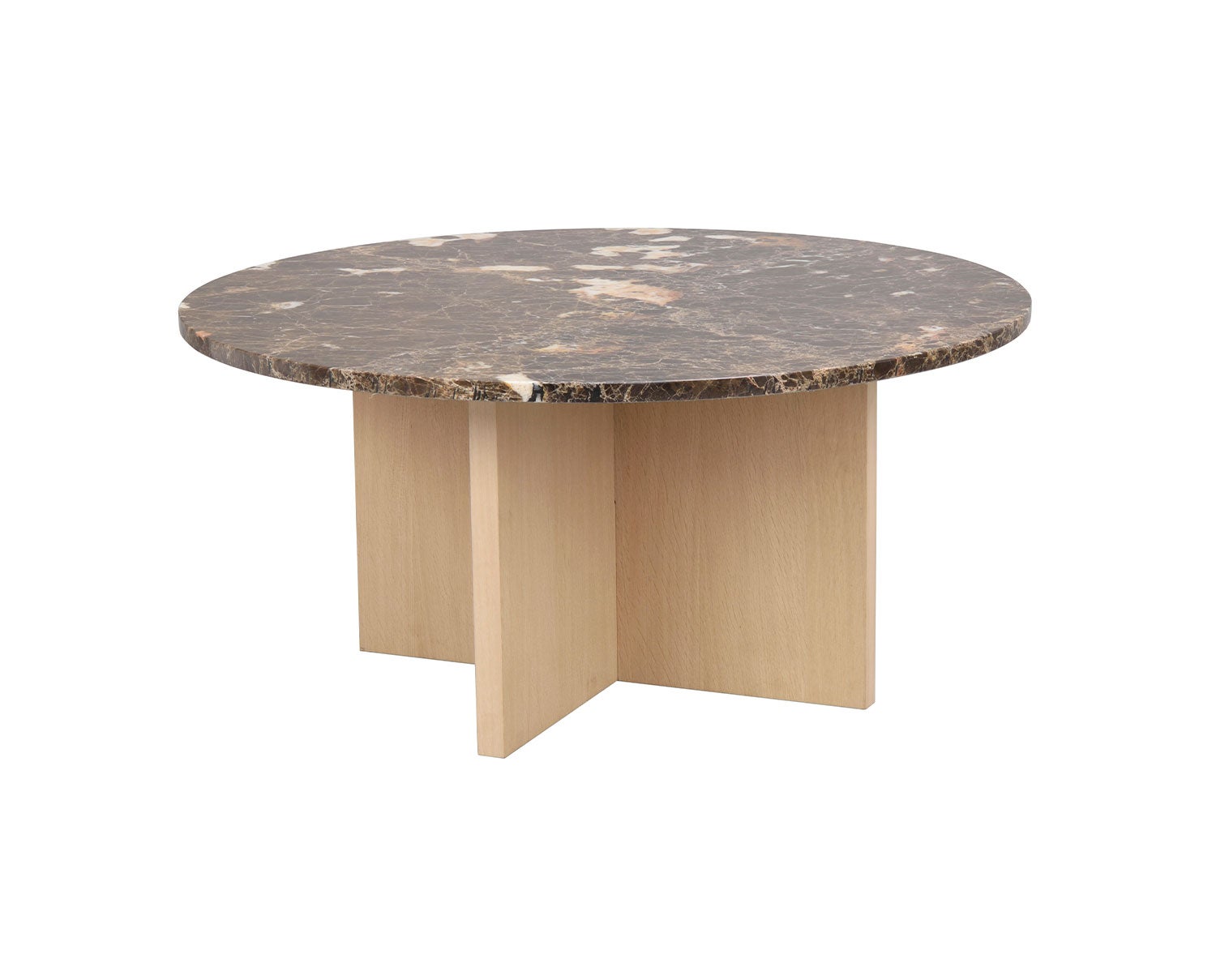 Brooksville-Soffbord-Runt-Ljus-Brun-Emperador