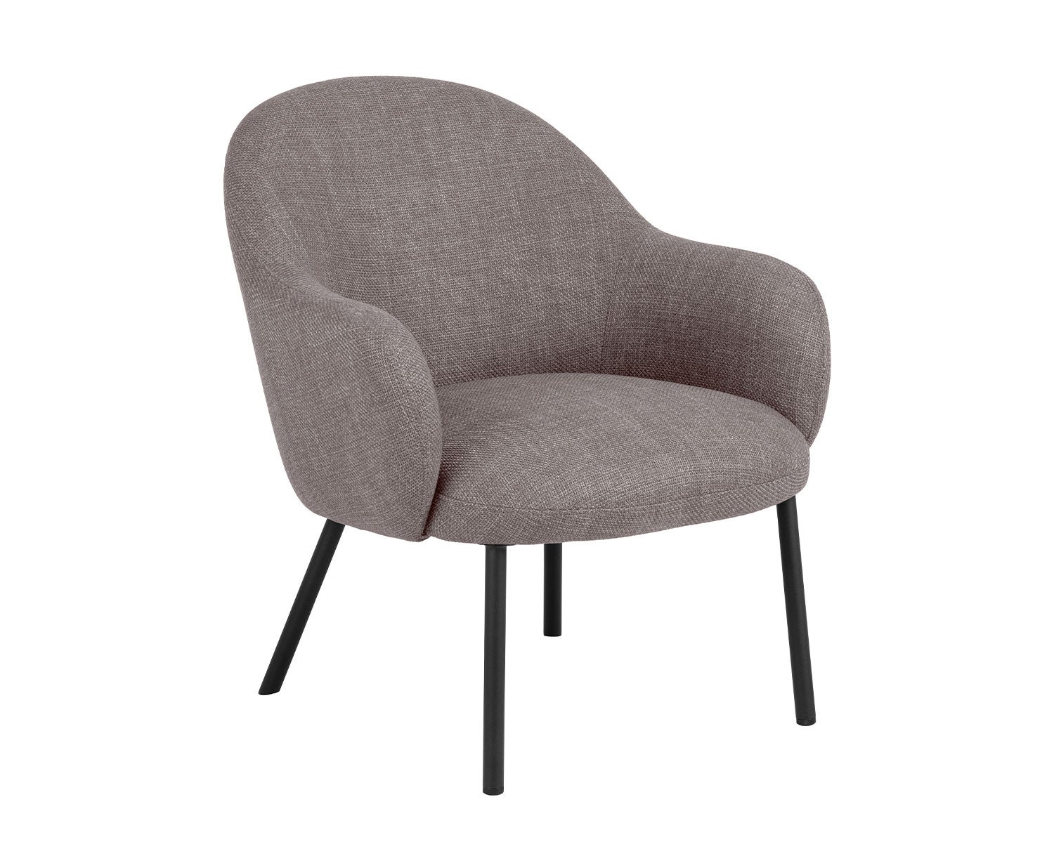 Spencer Loungestol i stoffet Basel Lysegråbrun