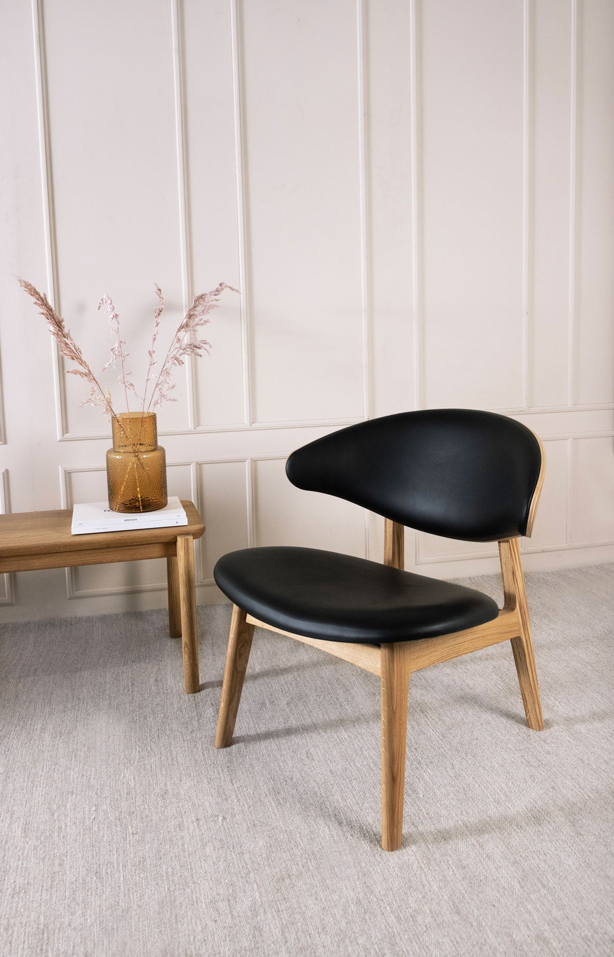Ram Shell Lounge Chair | Træryg | Stof | Kristensen & Kristensen ...