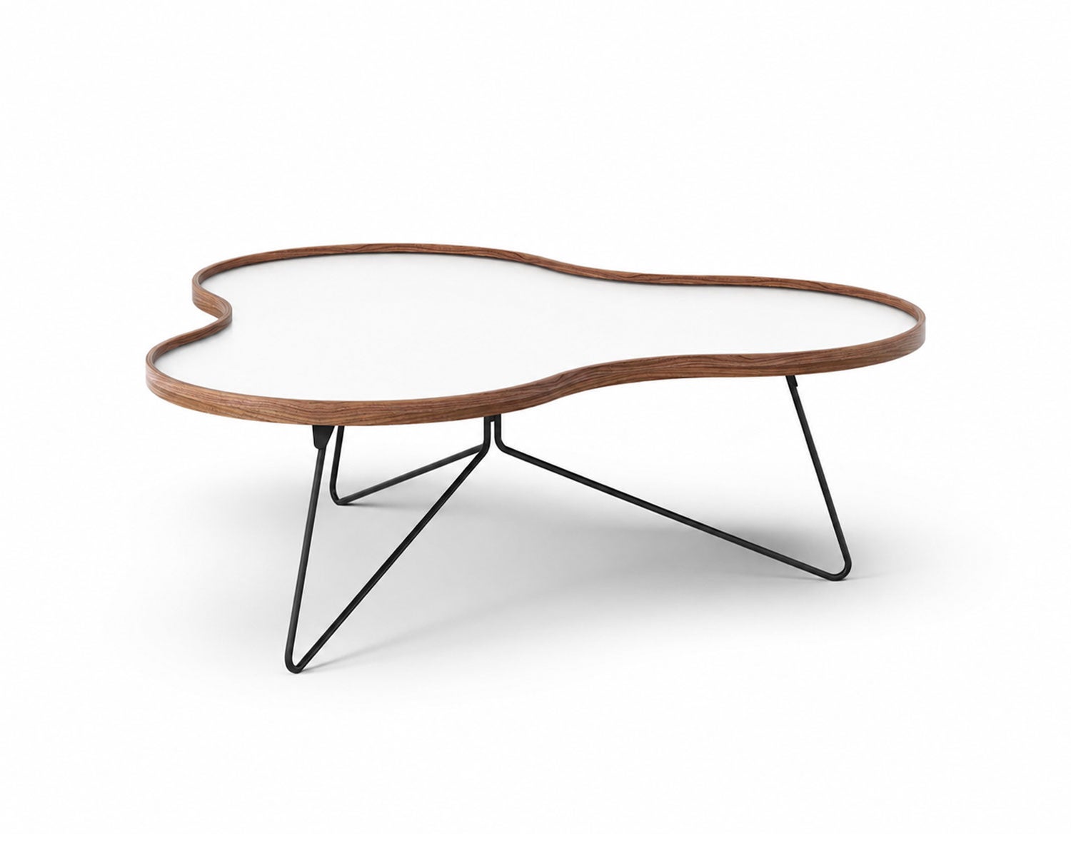 Flower-Table-114x107-White-Laminate-Walnut-Black-Metal-H39