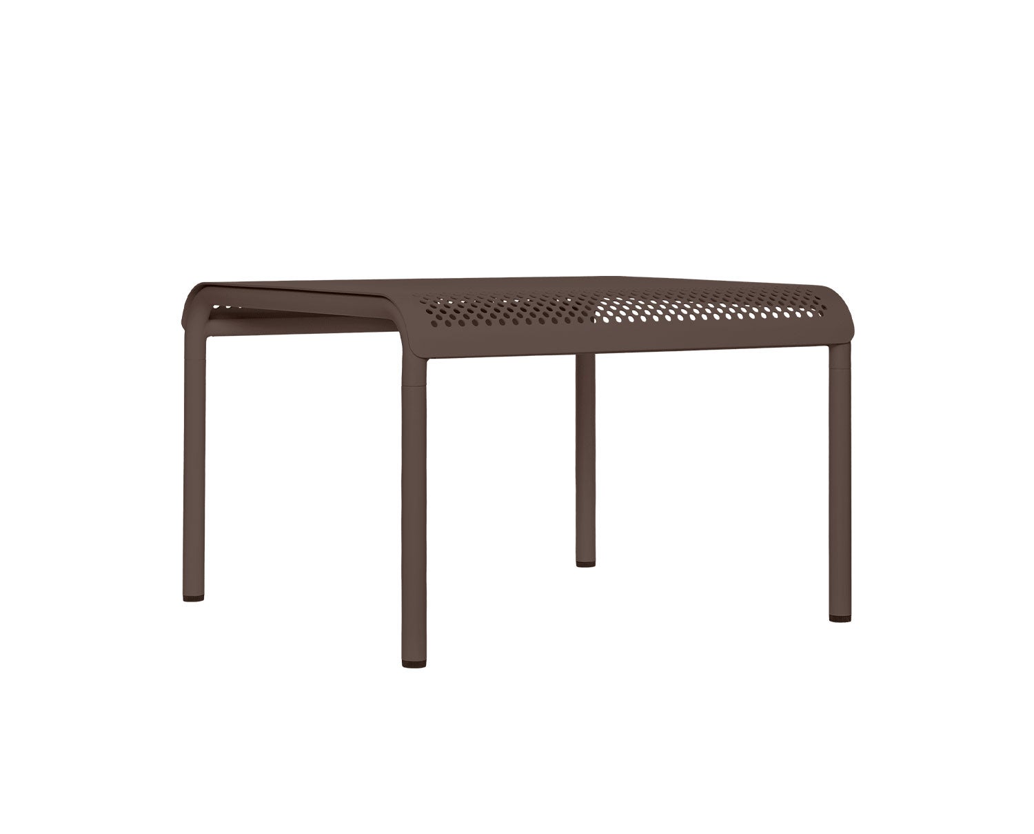 Dapple Loungebord 57x57 i farven Dark Chocolate