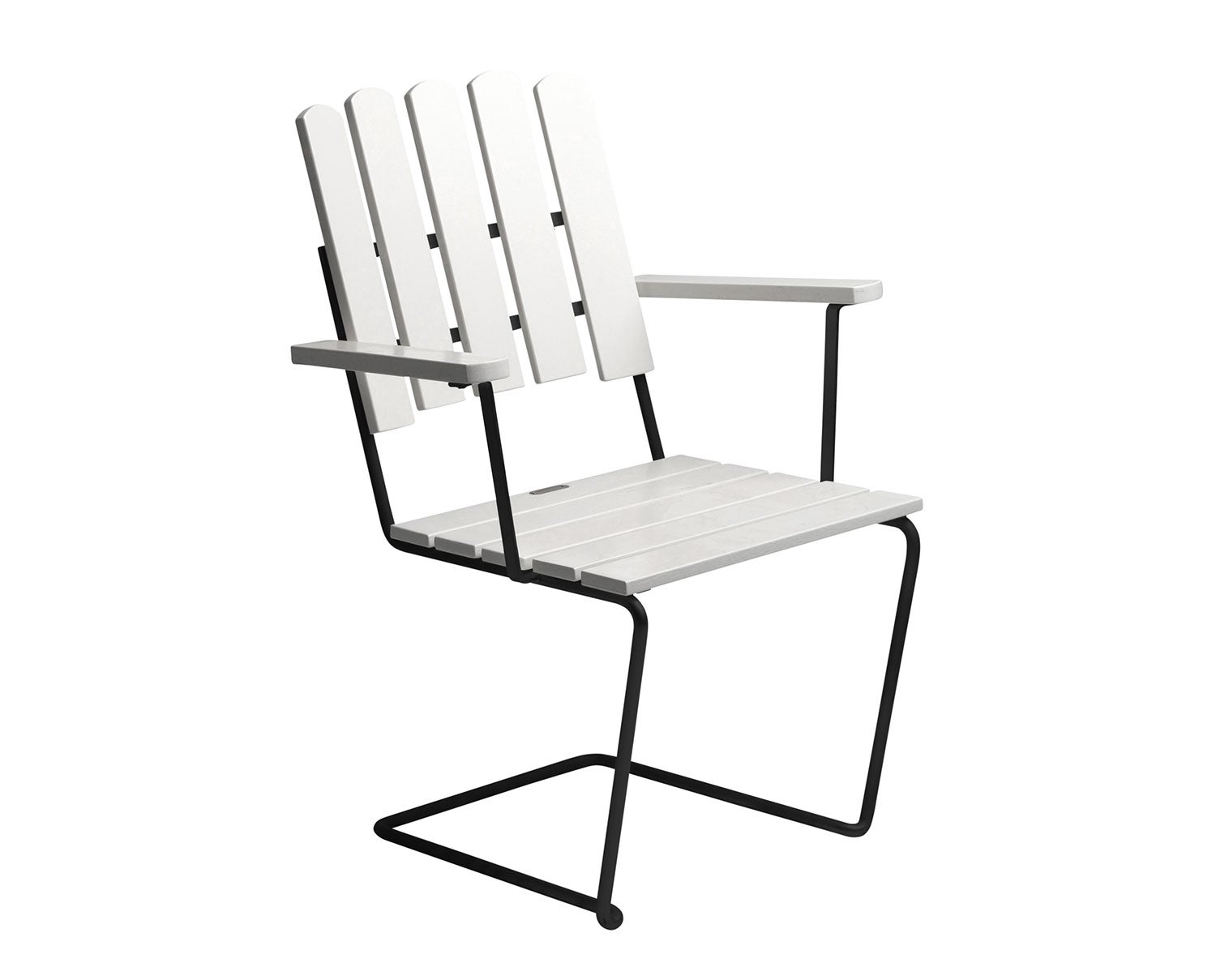 Grythyttan-A2-Fatolj-Vitlackad-Ek-Svart