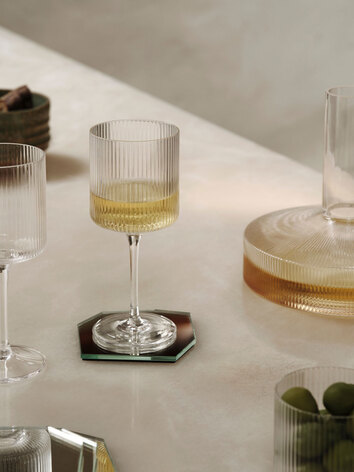 Ferm-Living-Ripple-White-Wine-Glasses-Clear-Lifestyle