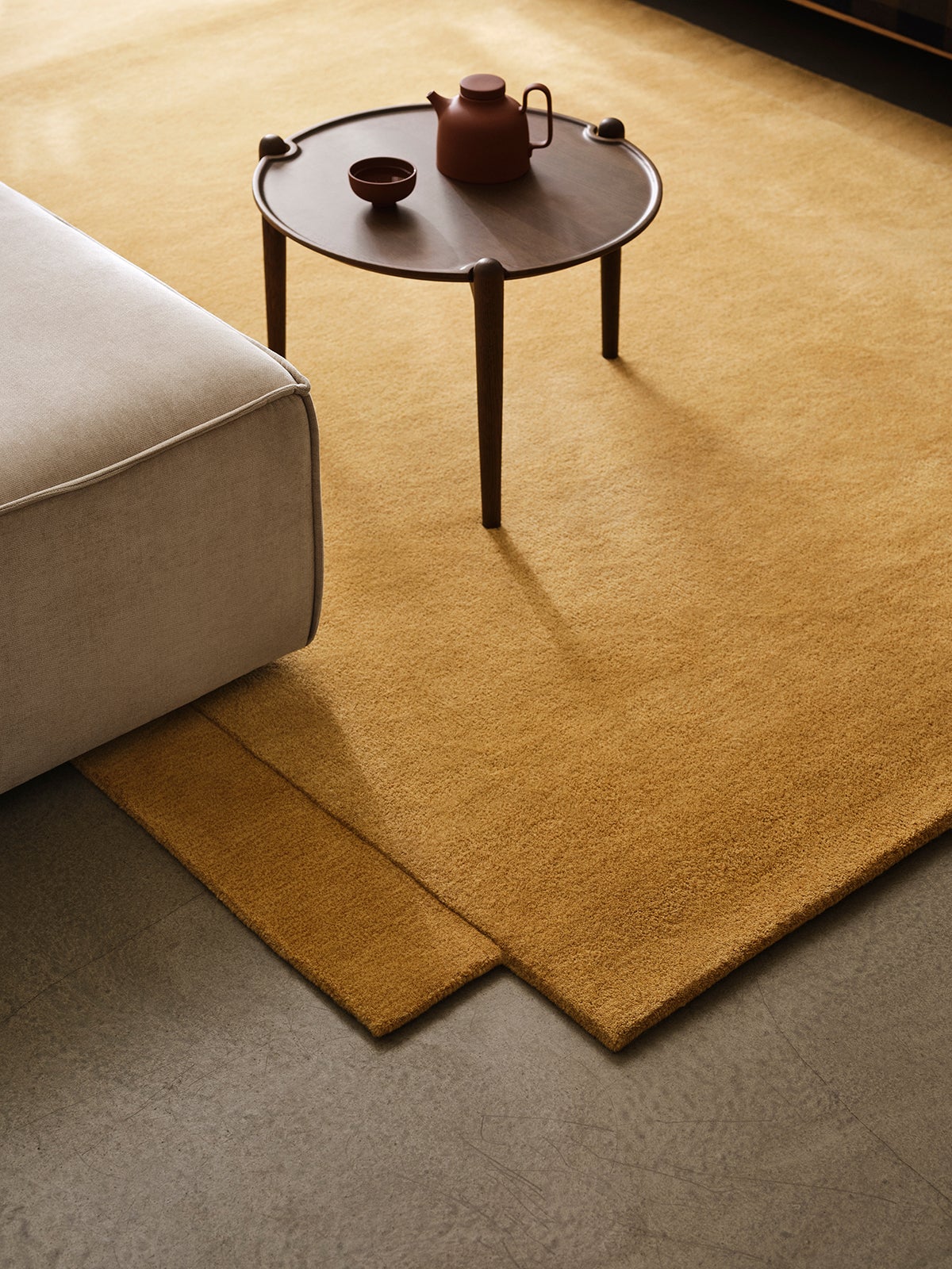 Design-House-Stockholm-Level-Rug-Yellow-Lifestyle-1