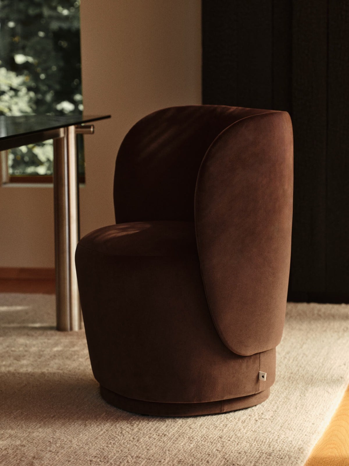 FermLiving-Rico-Club-Chair-Swivel-Rich-Velvet-Coffee-1104274632-10