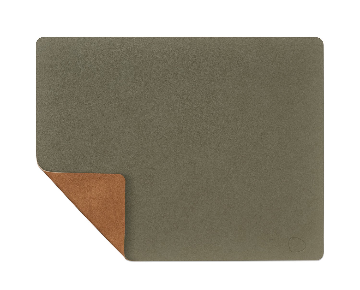 Bordstablett-Square-Dubbelsidig-ArmyGreen-Nature-Lind-DNA-982197
