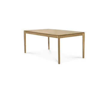 Bok Spisebord 140-220x90 i lakeret eg