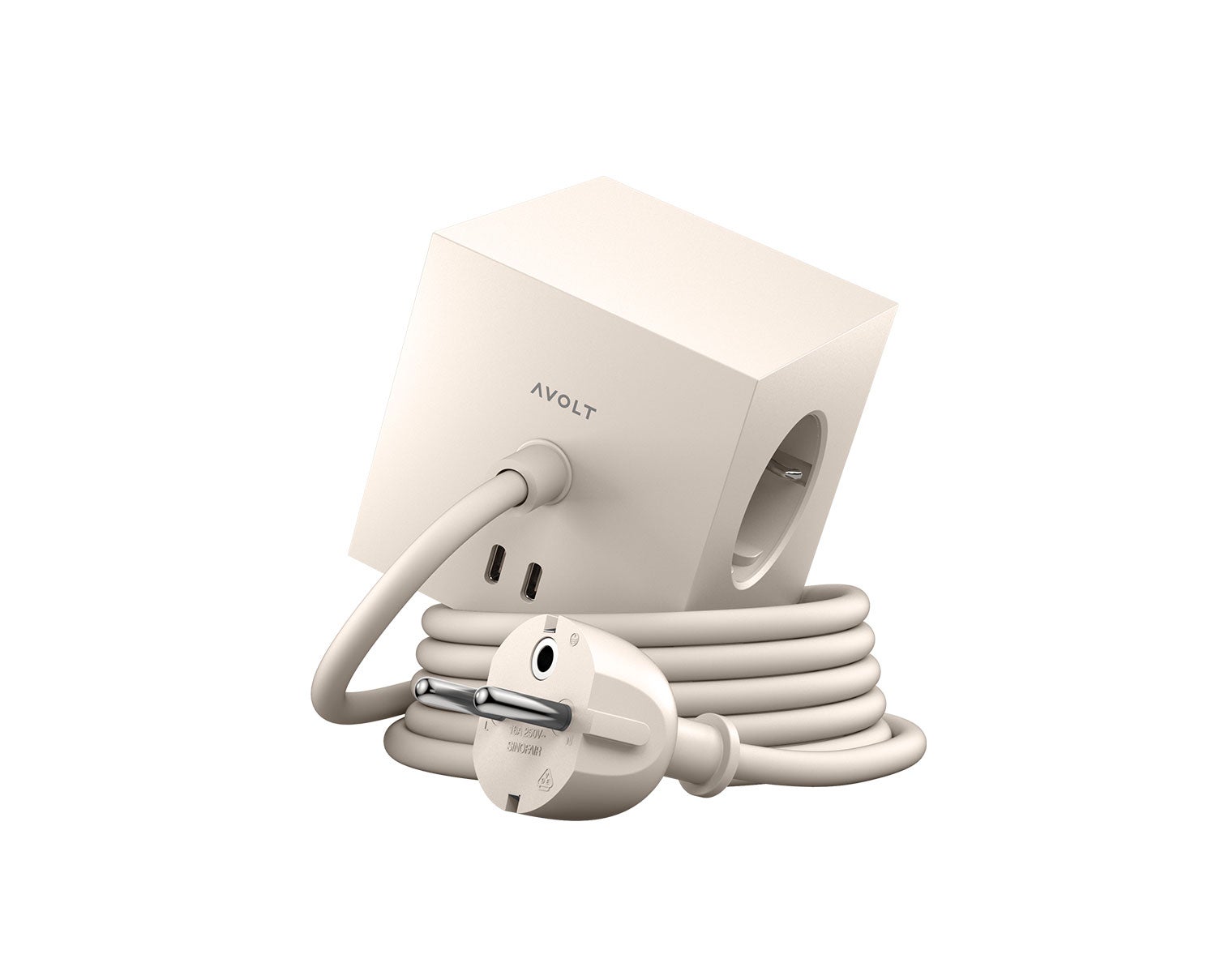 Avolt-Square-1-USB-C-Beige