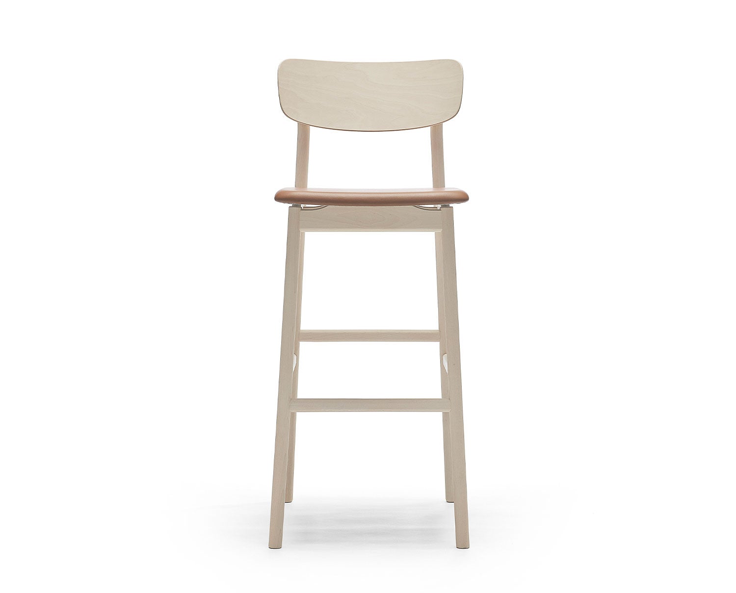 Stolab-Prima-Vista-Barstool-H78-Bright-Matt-Lacquer-Birch-Elmosoft-33004-Cognac