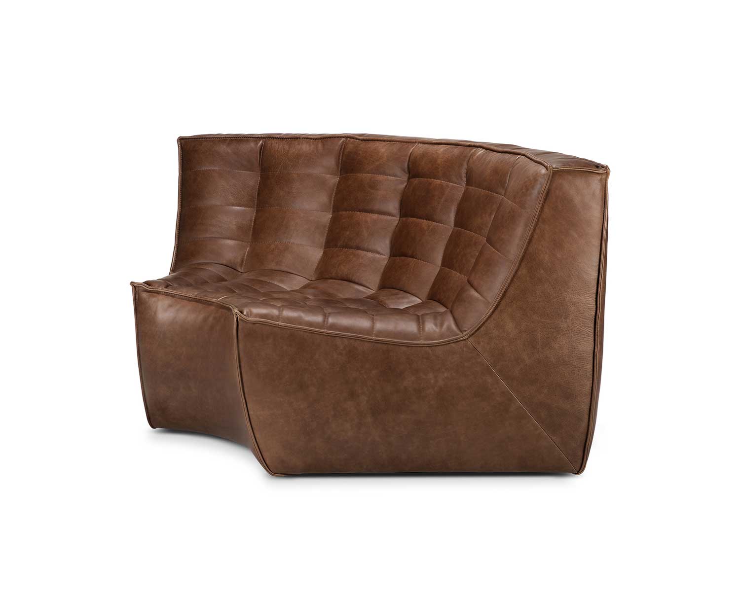 Ethnicraft-N701-Sofa-Round-Corner-Chestnut-Leather-1