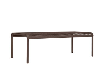Dapple Loungebord 114x57 i farven Dark Chocolate