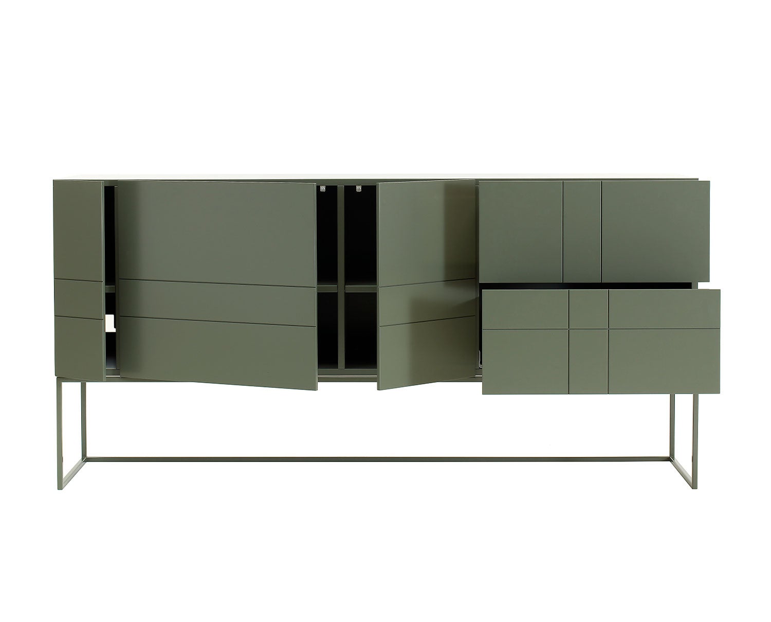 Kilt Light 180 skænk i farven 45 Green Khaki