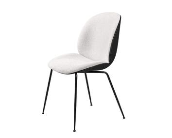 Beetle_Conic_Front-Upholstered_Black_Black_Light-Bouclé_GUBI_001_ItemNr.10076943_F3Q