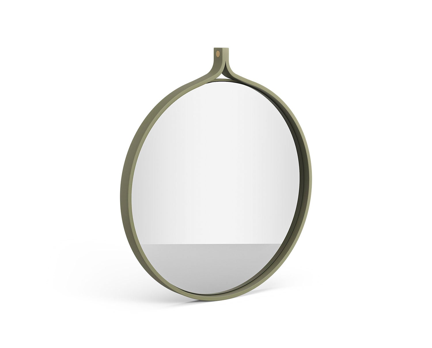 Swedese-Comma-Mirror-D52-Moss-Green
