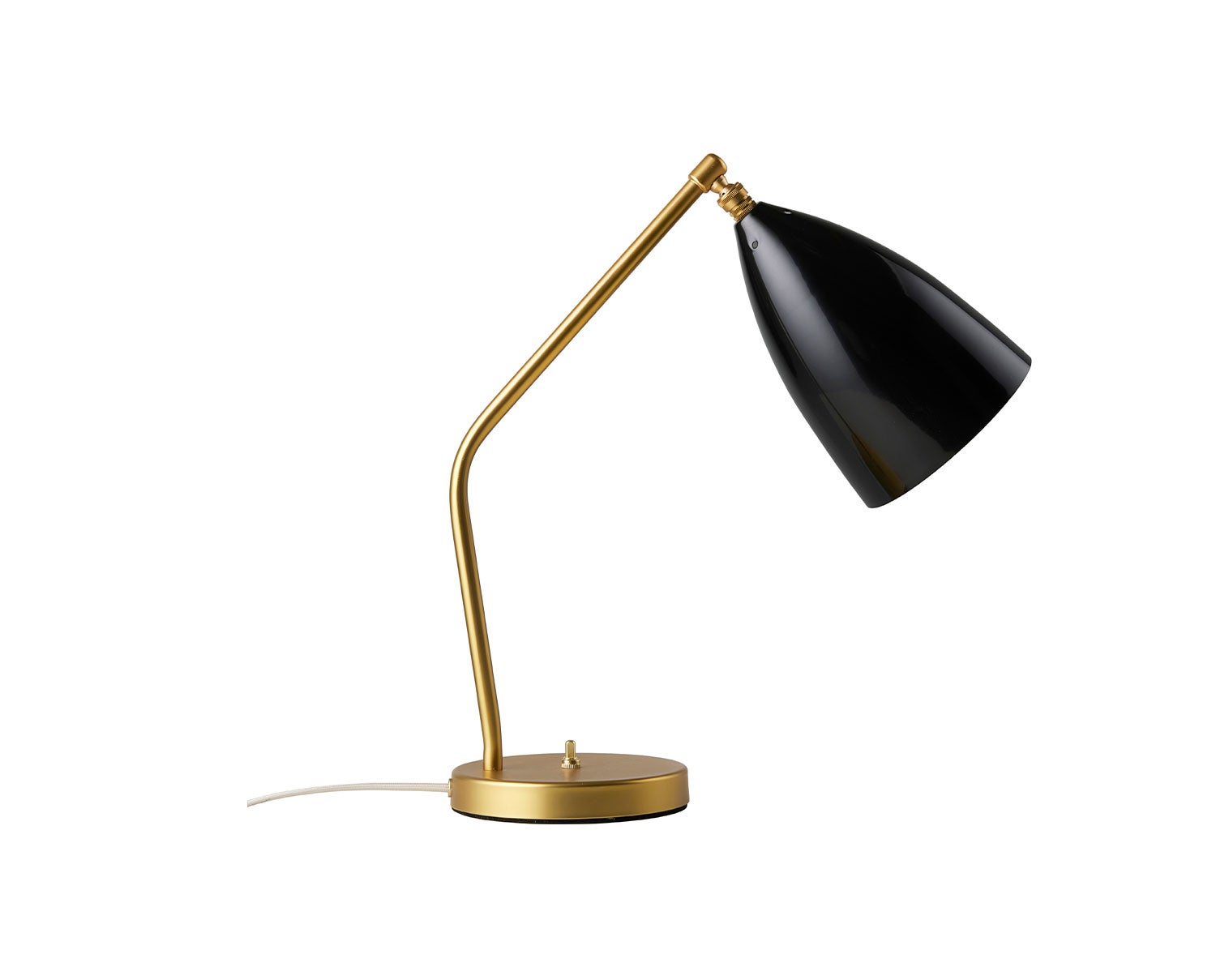 Grashoppa-Bordslampa-Svart-Glansig