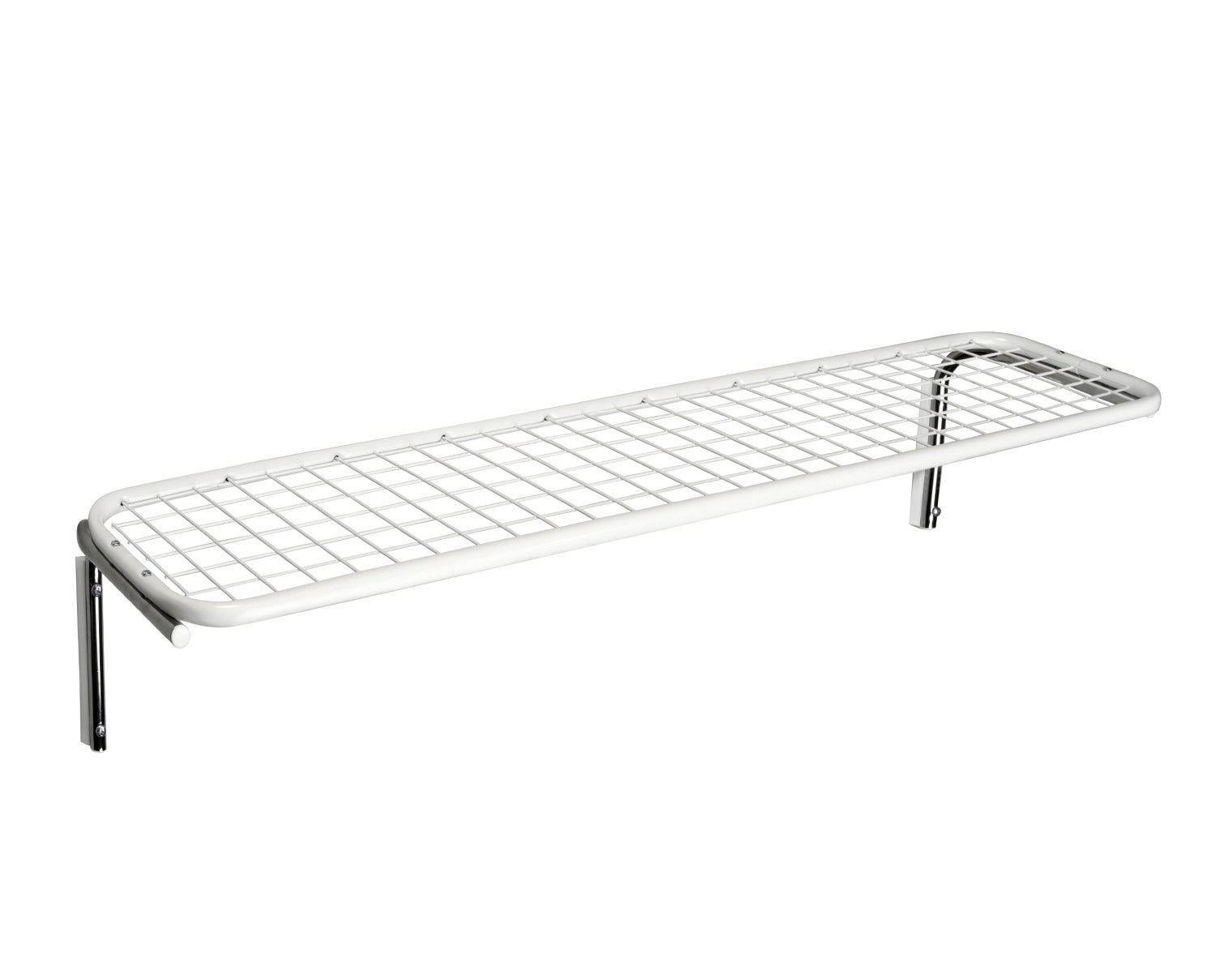 Essem-Classic-Skohylla-Enkel-Vit-Krom-100CM
