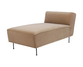 ModernLine_ChaiseLongue_4-Leg_FullyUpholstered_Black_GUBI_Velluto-208_F3Q