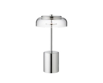 Nuura-Blossi-Table-Mini-Portable-Chrome-Clear