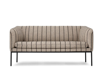 Ferm-Living-Turn-Sofa-2-Seater-Pasadena-Sand-Black