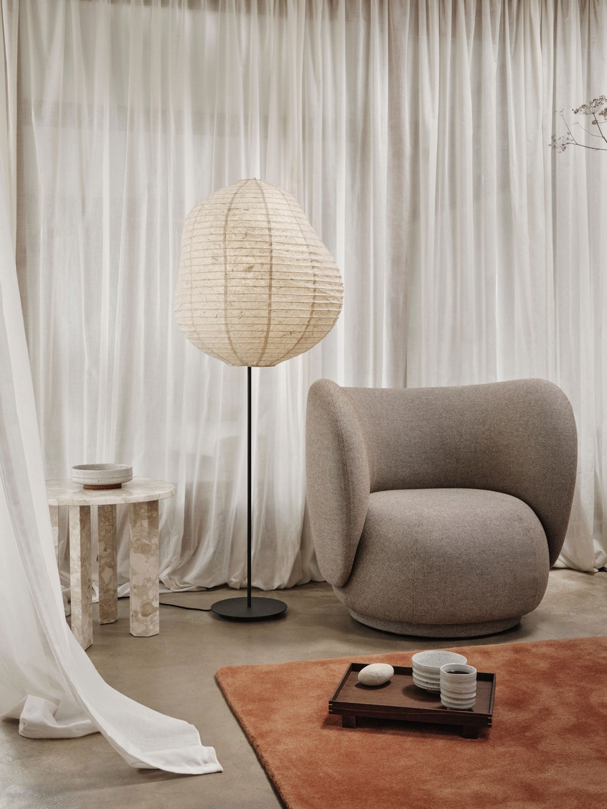 Ferm-Living-Taula-Side-Table-Sand-Miljo