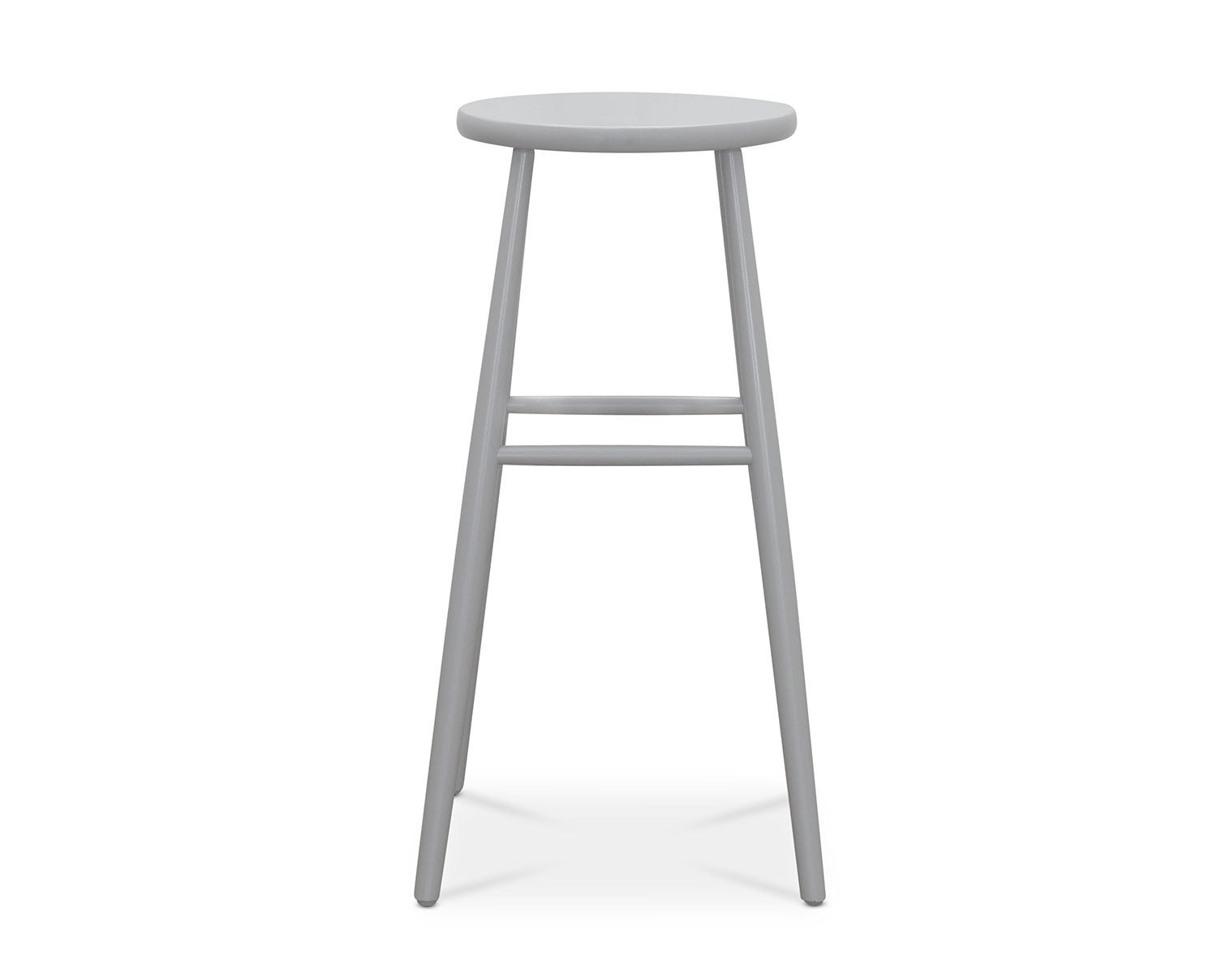 Palle Skammel med siddehøjde på 83 centimeter i birk i farven Grå