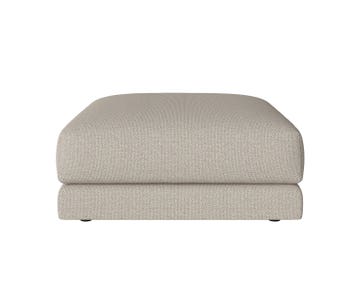 Bolia-Avelou-Pouf-90x101-Monza-Light-Sand
