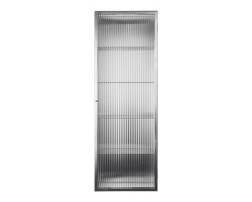 Ferm-Living-Haze-Wall-Cabinet-100x35-Brushed-Stainless-Steel