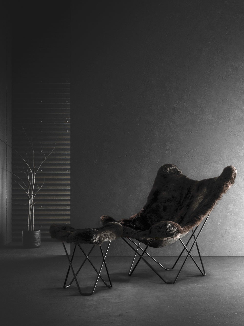 Iceland-Mariposa-fatolj-Shorn-Black-Black-Frame-web