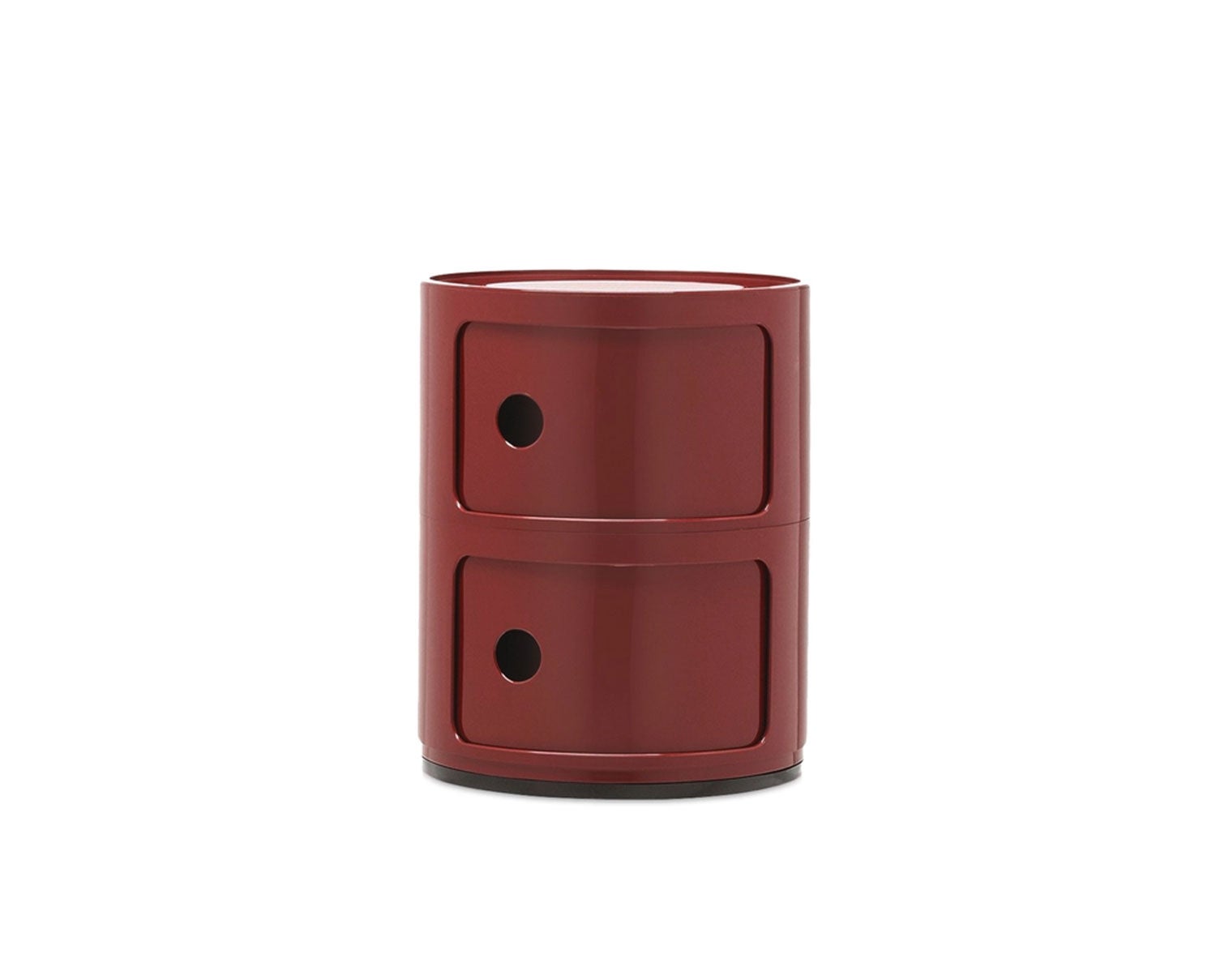 Componibili med to skuffer i farven Burgundy