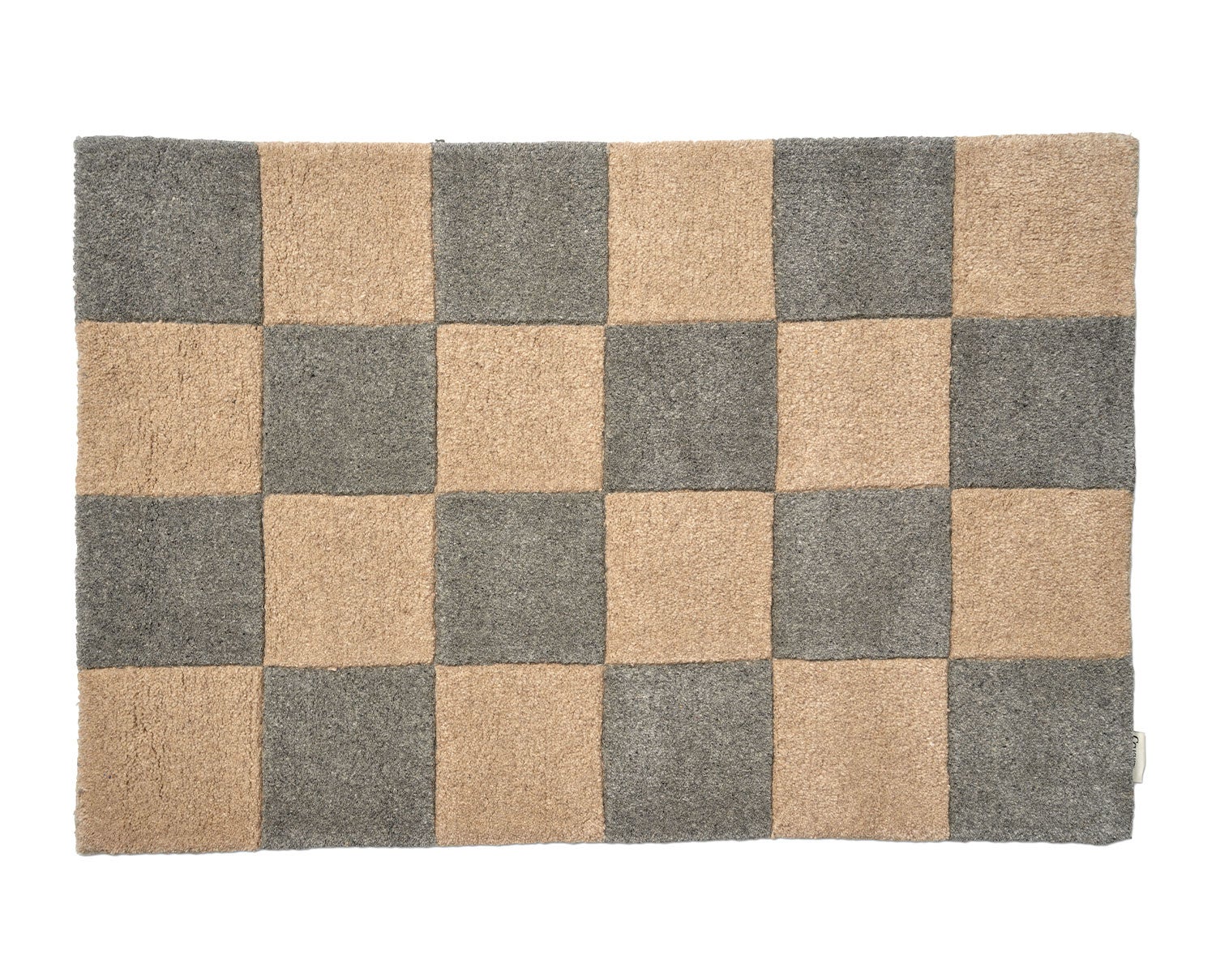 Square Dørmåtte i farven Grå/Natur