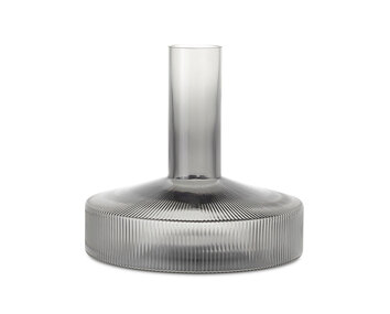 Ferm-Living-Ripple-Vinkaraff-Smoked-Grey