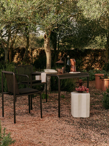 Dapple-Chair-Arm-Chair-Table-80x80-Dark-Chocolate-Lifestyle