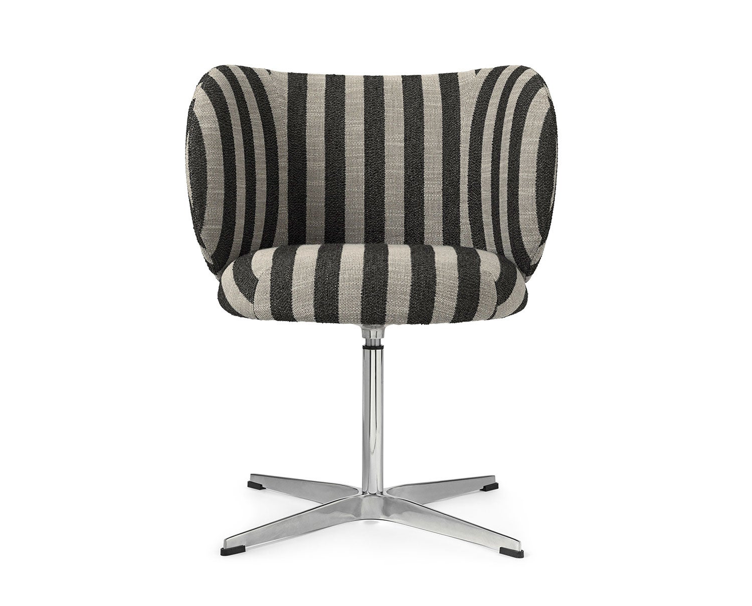 Ferm-Living-Rico-Dining-Chair-Swivel-Louisiana-Sand-Black