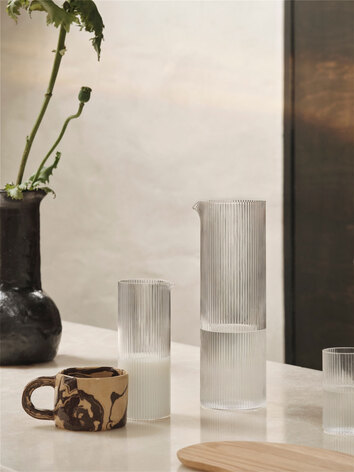 Ferm-Living-Ripple-Milk-Jug-Clear-Lifestyle
