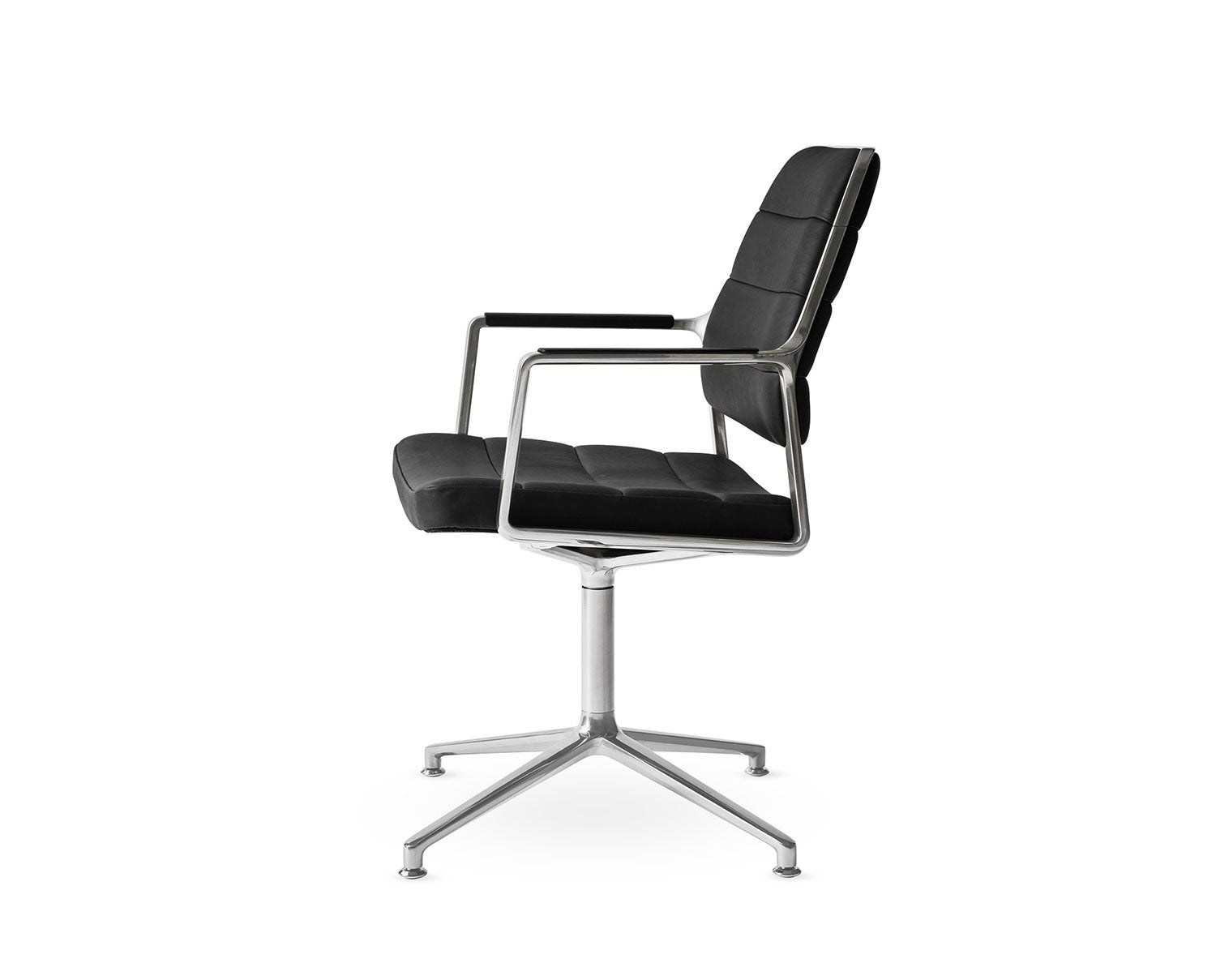 Vipp-455-Swivel-Chair-Black-Leather-Gliders-1