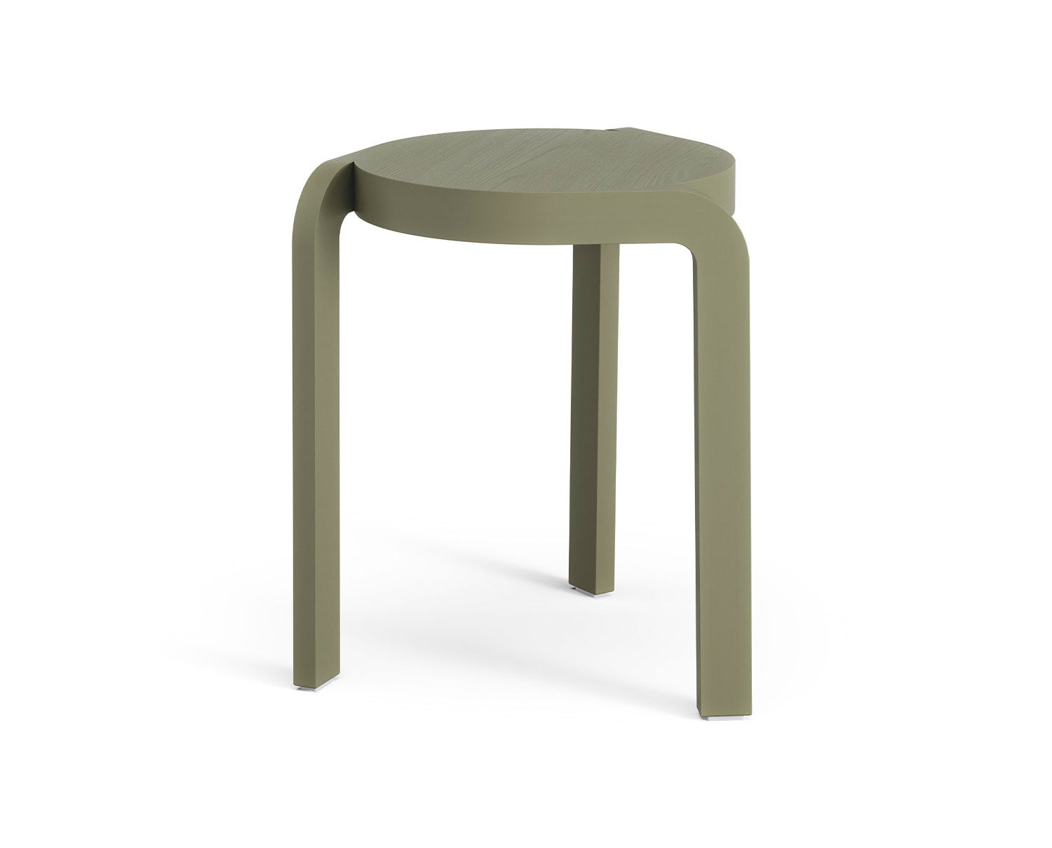Swedese-Spin-Stool-Moss-Green